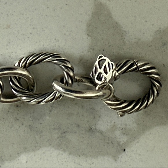 David Yurman Silver Chain Bracelet - Picture 2 of 6